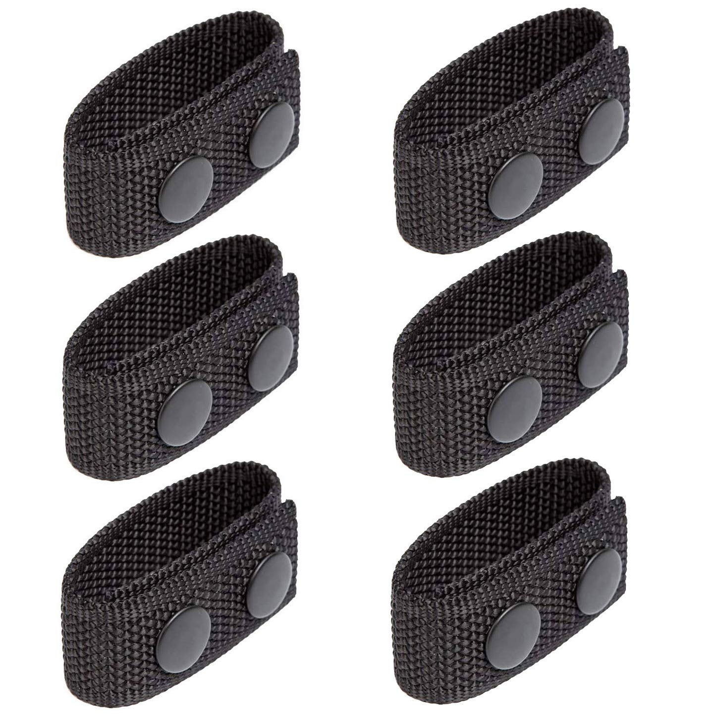 abcGoodefg Belt Keepers for Duty Belt, Nylon Belt Keepers for Police Tactical Duty Belt 2" and 2¼" Wide