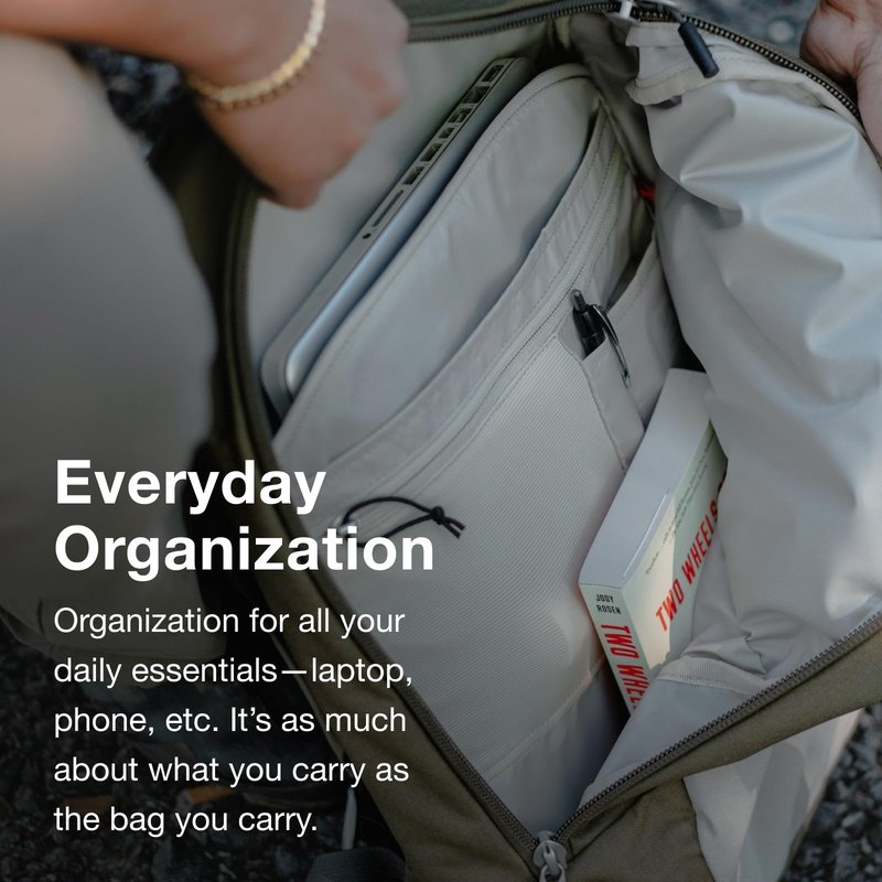 Osprey Arcane Large Day Commuter Backpack, Red Pampas Heather
