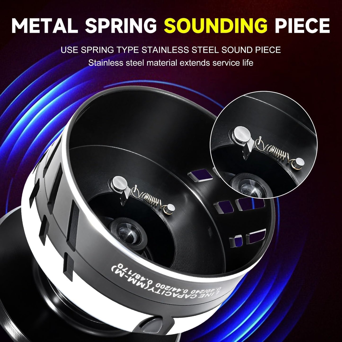 Freshwater Spinning Fishing Reel - 5.0:1 Gear Ratio, 22LB Max Drag, Carbon Fiber & CNC Aluminum Spool | Series 3000-7000