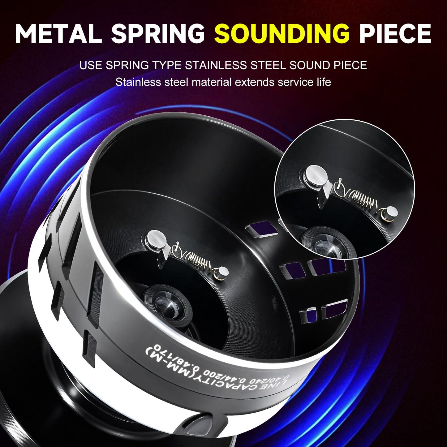 Sougayilang Freshwater Spinning Fishing Reel - 5.0:1/4.7:1 Gear Ratio, 22LBs Max Drag, Carbon Fiber & CNC Aluminum Spool,3000Series