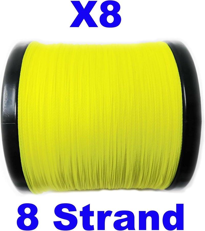 Braided Fishing Line - Pro Grade Power for Saltwater & Freshwater | Enhanced Visibility Braid