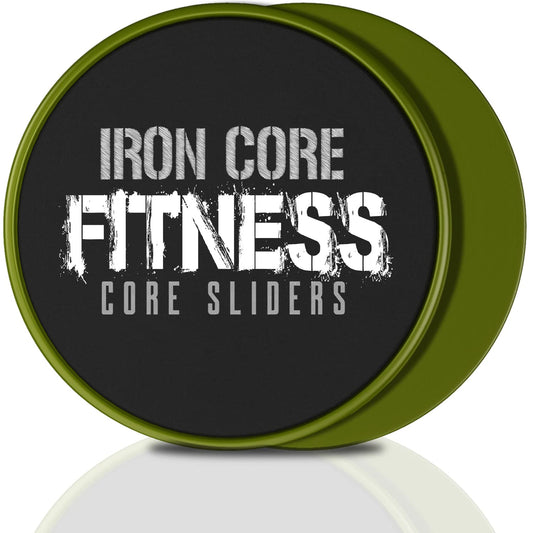 Green Camo Workout Sliders for Strength Slides Fitness & Fat Loss. The Ab Exercise Equipment for Home Used by Trainers for Full Body Training. Sliding Discs for Exercise