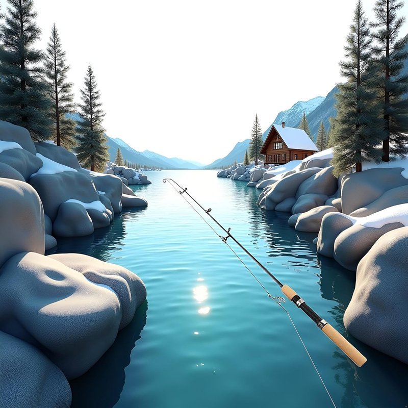 Ice Fishing Rod Reel Combo - 30" Ultra-Light Fiberglass Rod with EVA Handle | Practical Fishing Gear