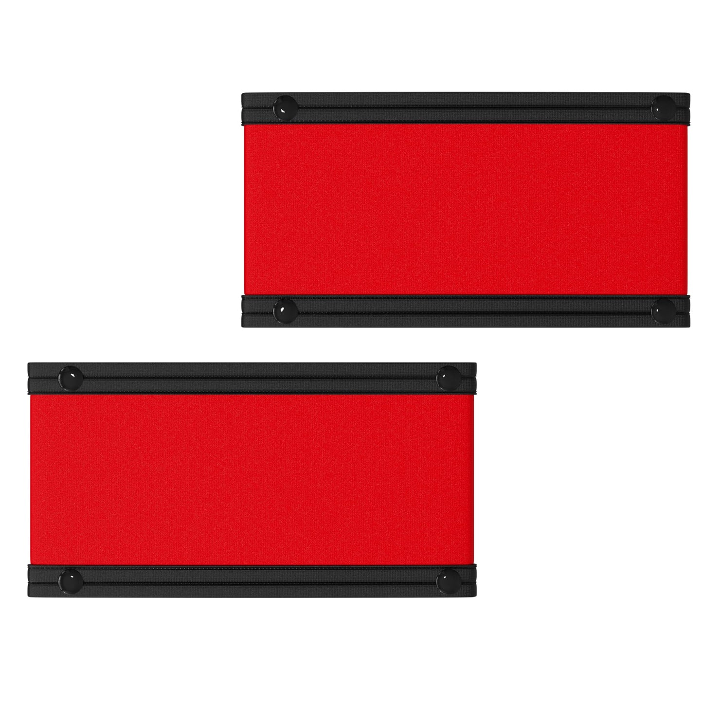 Great Call Athletics | Ice Hockey Referee Armbands Red Orange Arm Band for Umpire Jersey Linesman Force Penalties Pair of 2 (Red, Small/Medium (38-46))