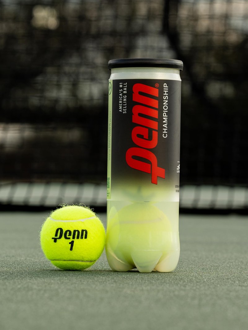 Penn Championship Tennis Balls - Extra Duty Felt Pressurized Tennis Balls - 1 Can, 3 Balls