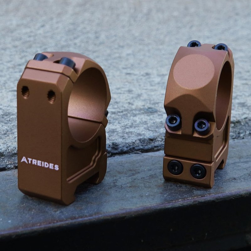 ATREIDES 30mm Scope Rings - 1.25" Center Height for 20mm Rails | Durable Mounting Solution