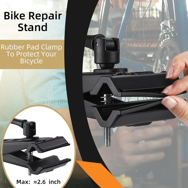West Biking Bike Stand (Max 88lbs) for Maintenance with Adjustable Clamp, Bike Repair Stand for Easy Maintenance of Road and Mountain Bikes, Bike Rack for Bike Tools & Maintenance
