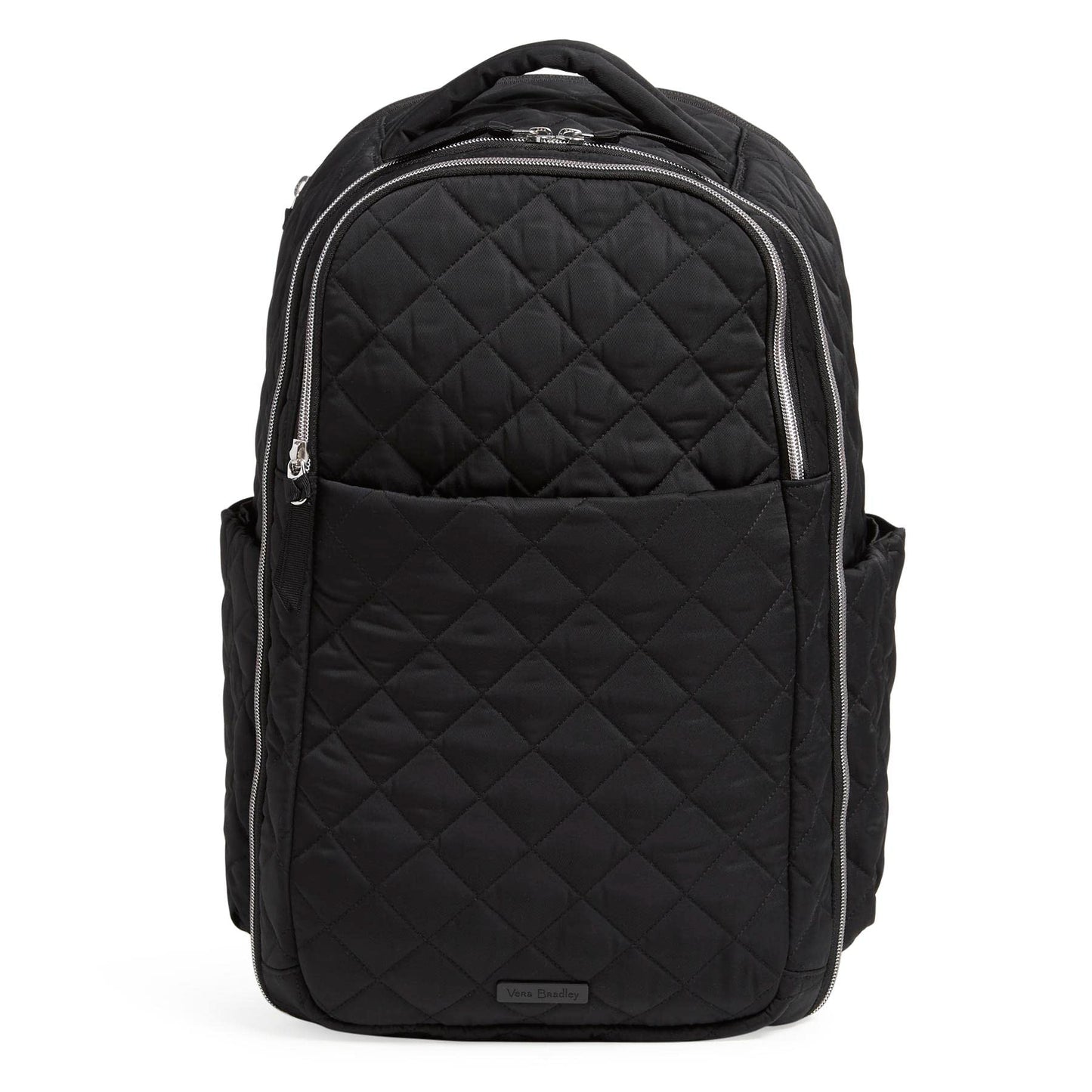 Vera Bradley Women's Performance Twill Travel Backpack Travel Bag, Black, One Size