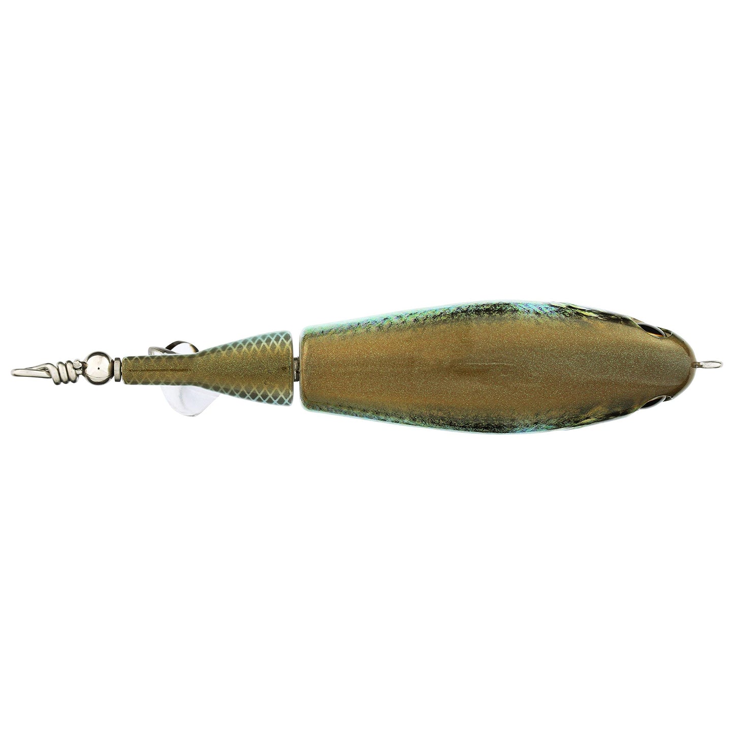 Berkley Choppo Topwater Fishing Lure, HD Blueback Herring, Size 75, Cupped Propeller Tail for Balance of Sound and Spray, Equipped with Sharp Fusion19™ Hook