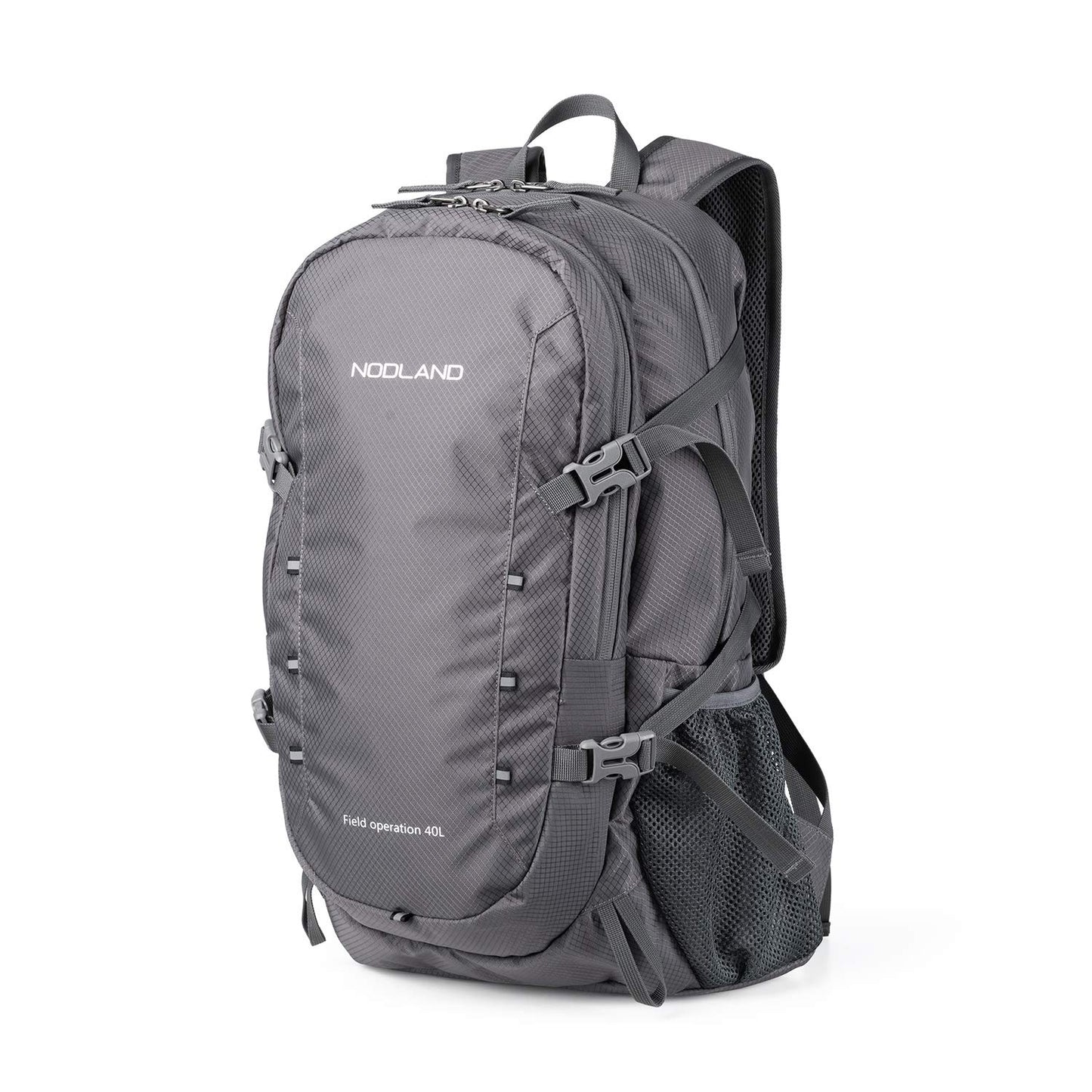 Sharkborough NODLAND Lightweight Backpack, Travel 40L Foldable Water-Resistant Daypack, Hiking Outdoor Camping Rucksack for Men Women