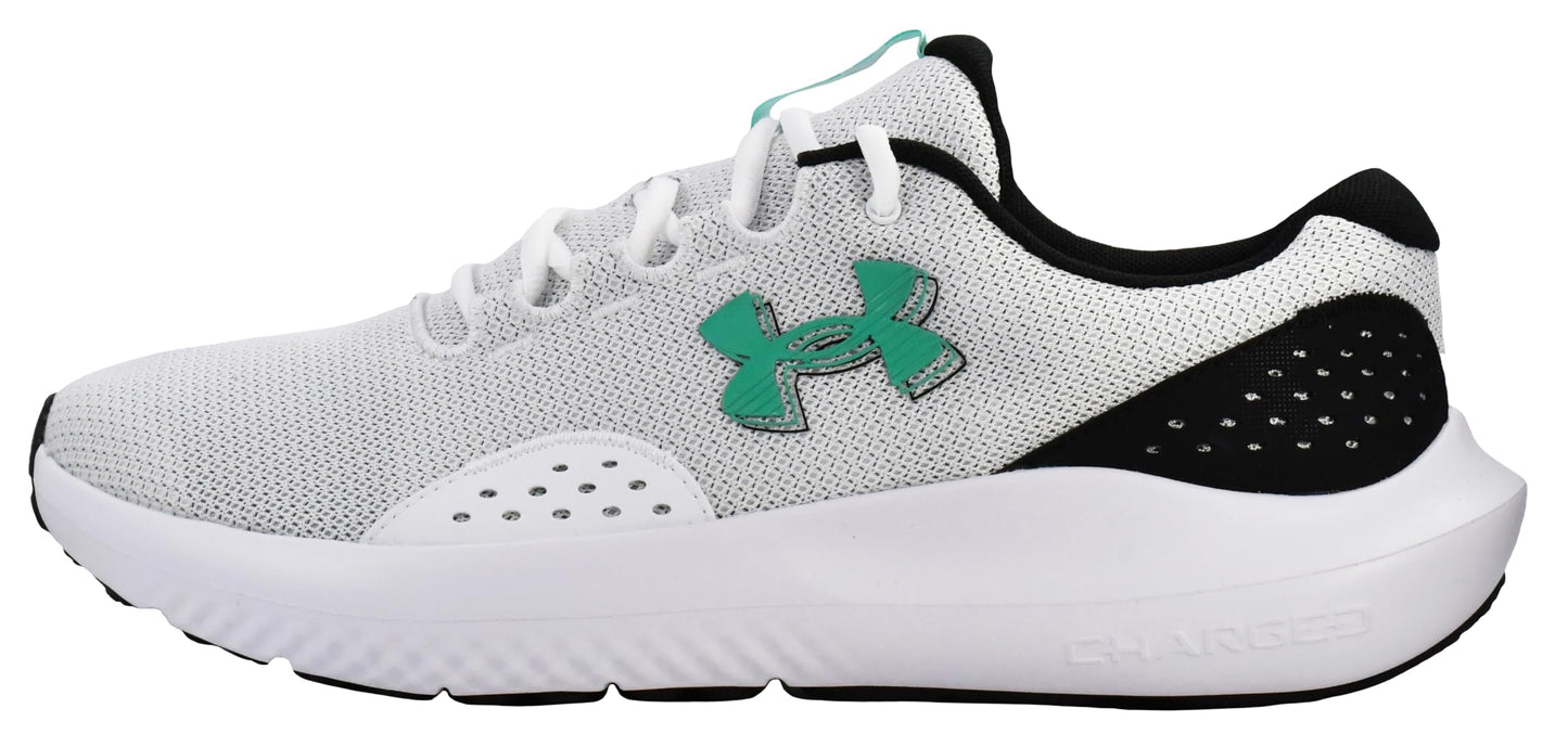 Under Armour Men Charged Rogue 4 White/Black/Green Mode 12 Medium