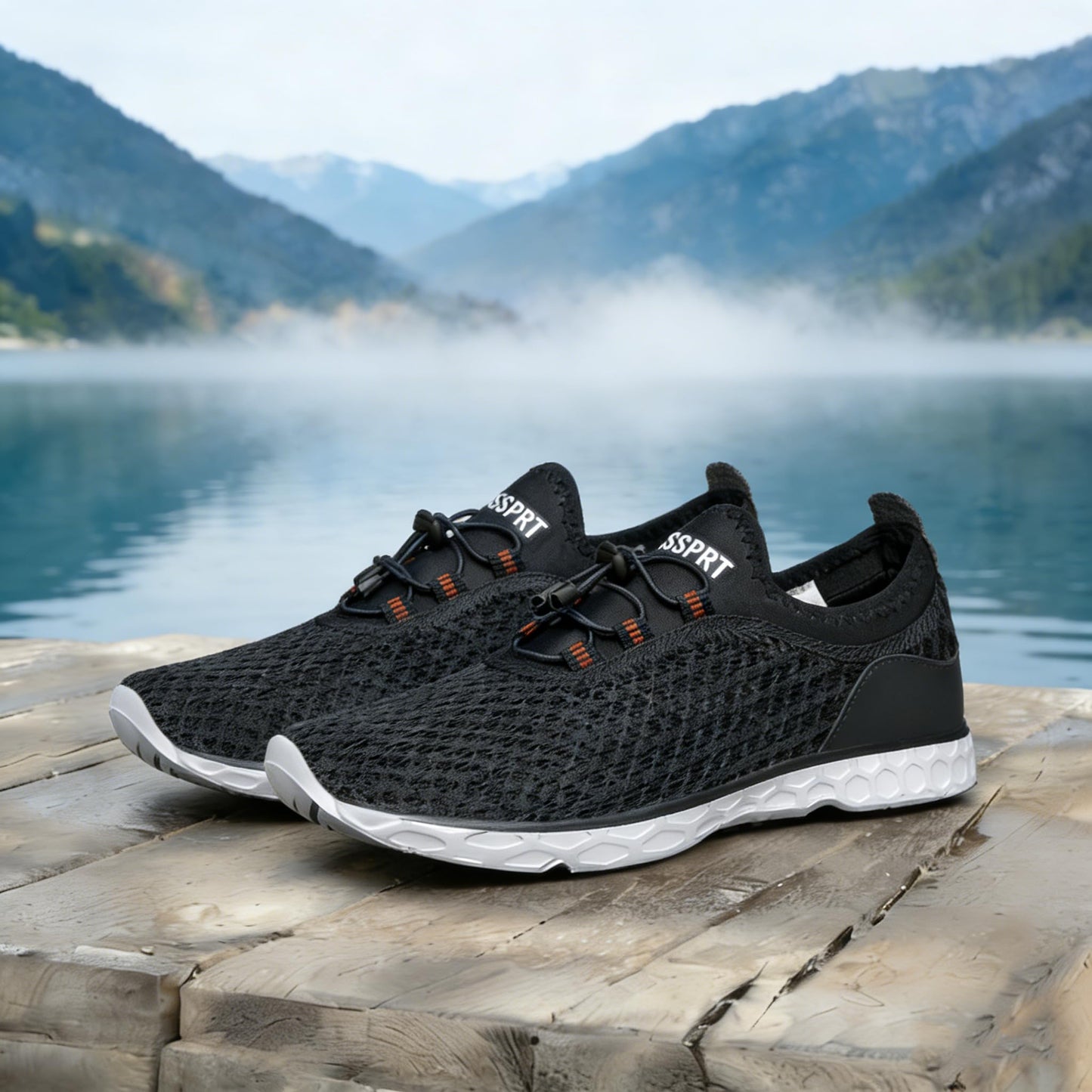 DOUSSPRT Men's Water Shoes Quick Dry for Beach Swim Pool Fishing
