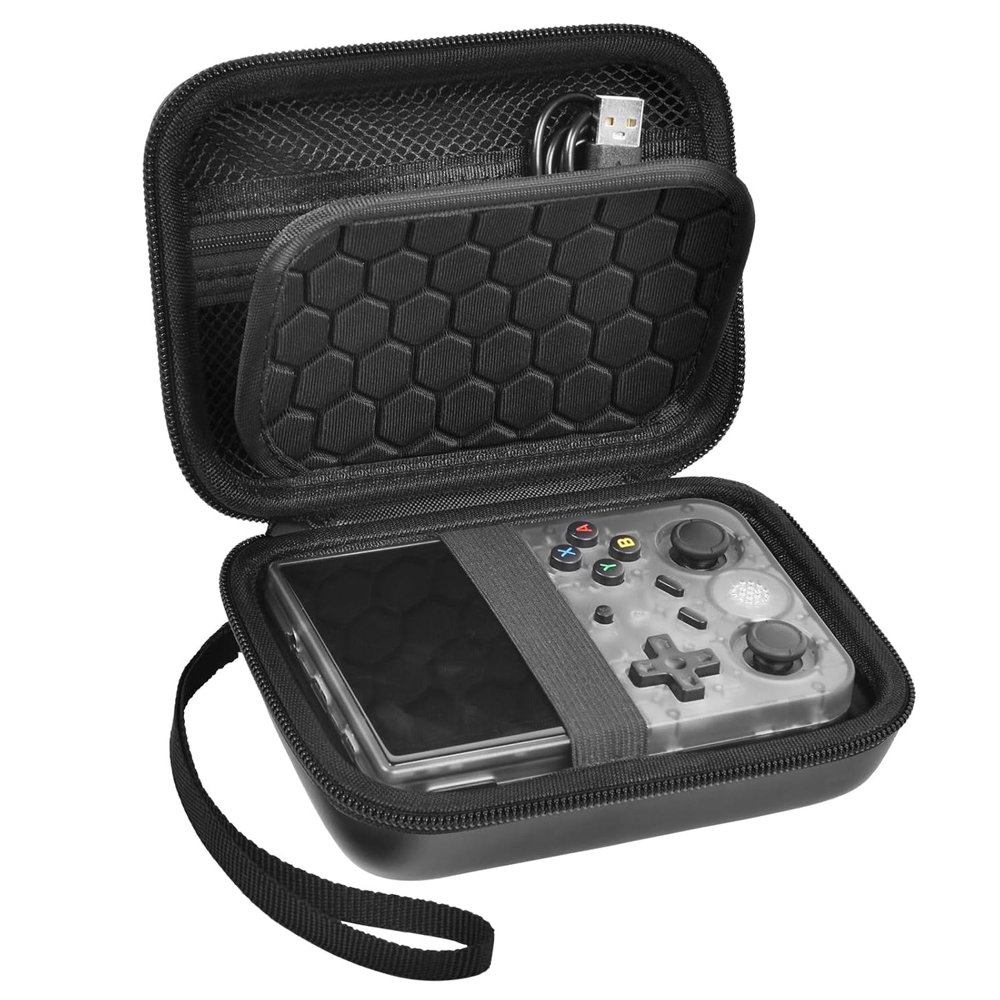 Travel Case for R36S, RG353V, RG353VS - Handheld Game Console Storage Organizer | Durable Carrying Bag