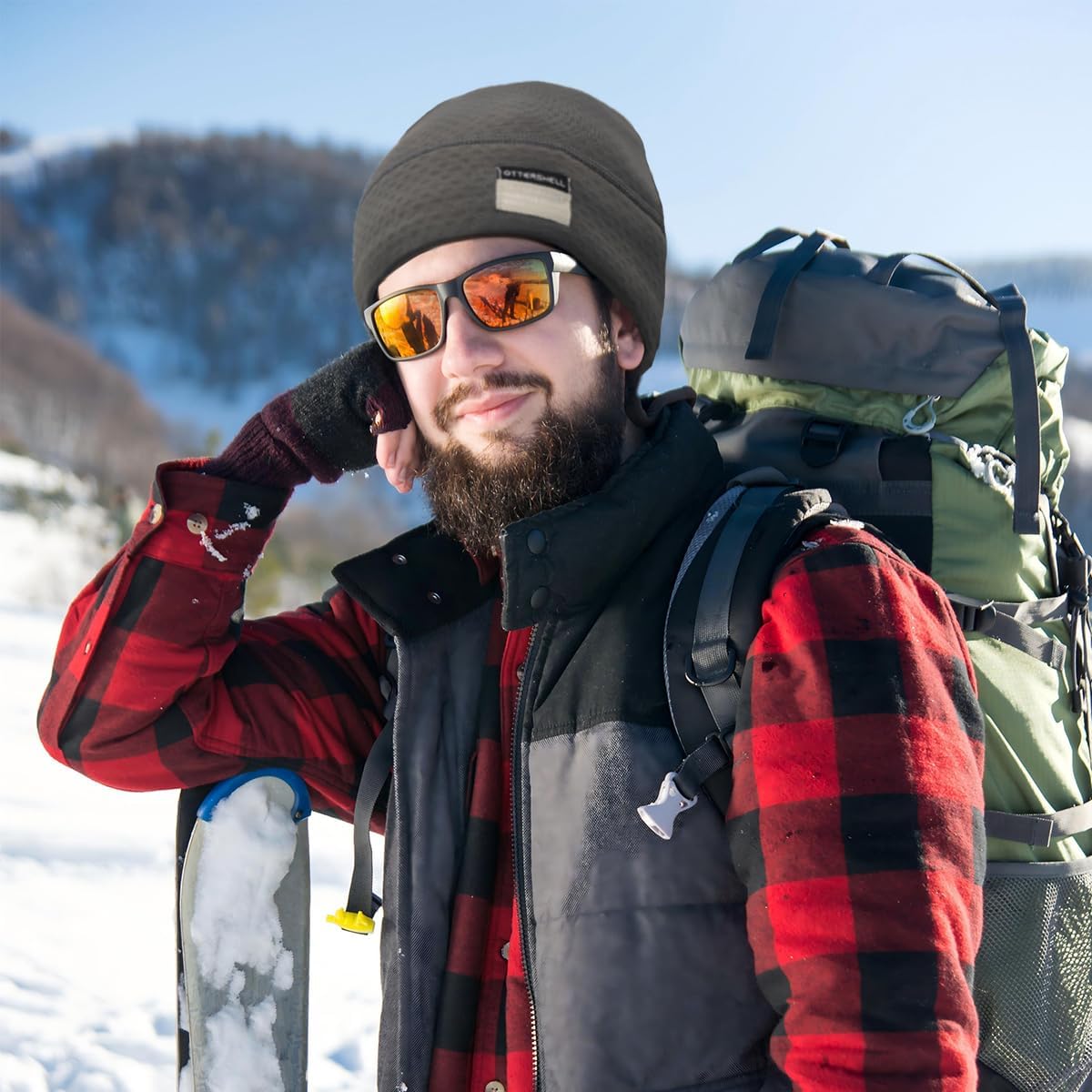 Beanie Skullcap for Men & Women - Thermal Lightweight & Breathable for Running, Skiing, Outdoor Activities