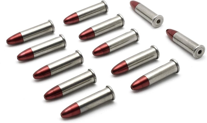 22 LR Steel Snap Caps - Dummy Rounds for Dry Firing Practice | Durable & Reliable