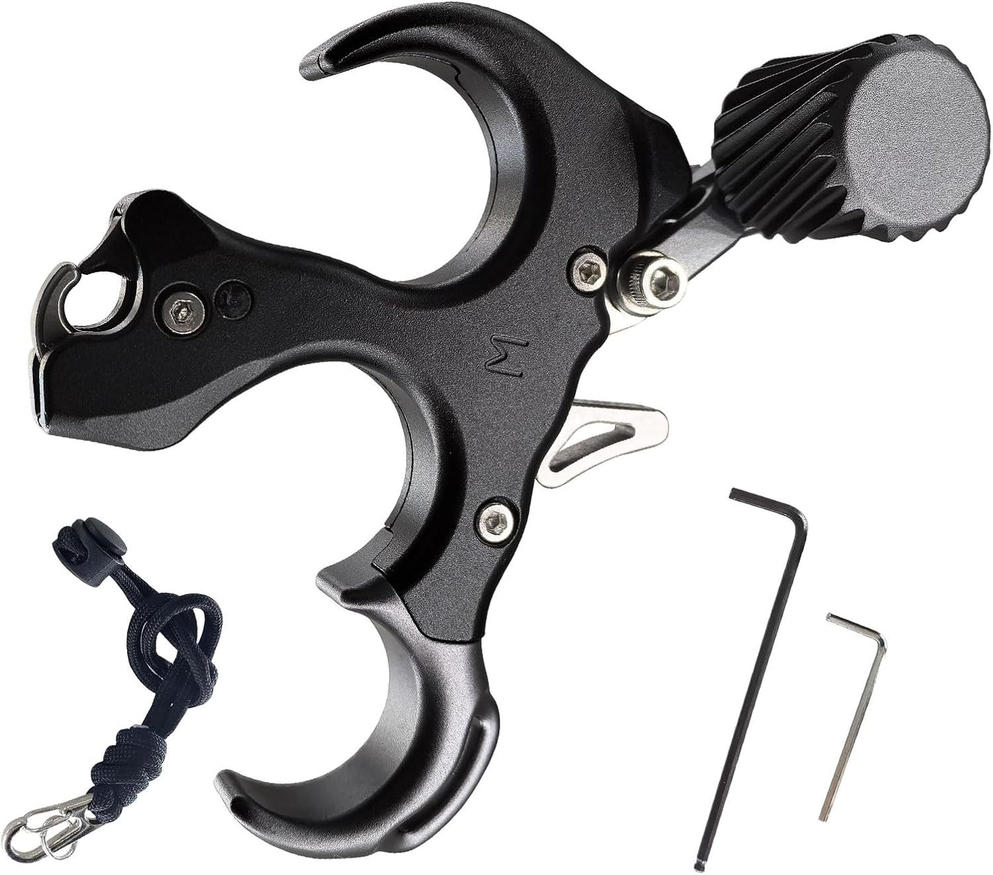Archery Release - Adjustable Thumb Release Aid for Compound Bow | 3 or 4 Finger Options, Smooth Trigger for Left/Right Handed Use