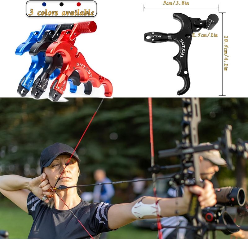 Bow Release for Compound Bow - 360° Rotatable Thumb Trigger for Precision Archery