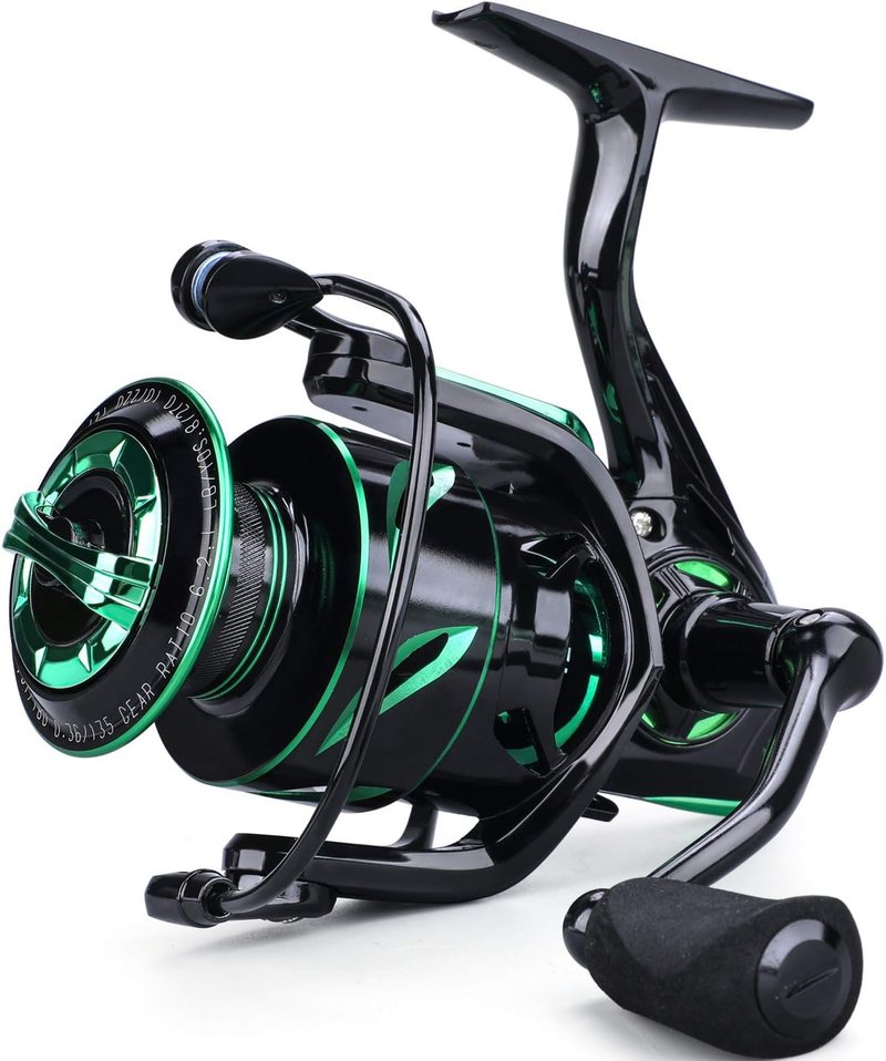 Sougayilang Fishing Reels | Lightweight Saltwater Spinning Reel - 39.5 LB Carbon Fiber Drag, 12+1 BB Smooth Performance