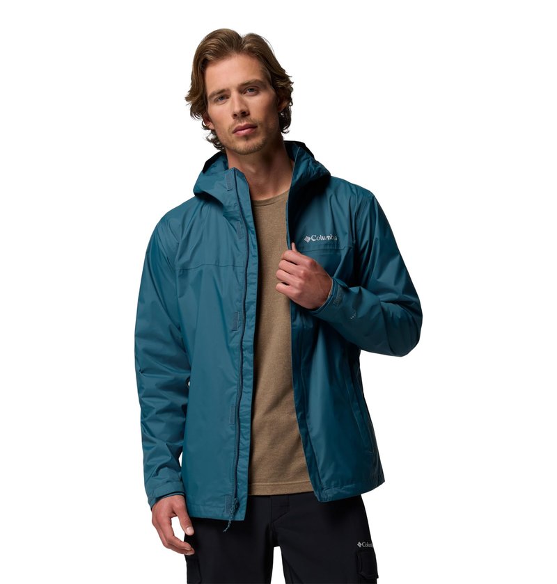 Columbia Men's Watertight II Waterproof Rain Jacket, Everblue, X-Large