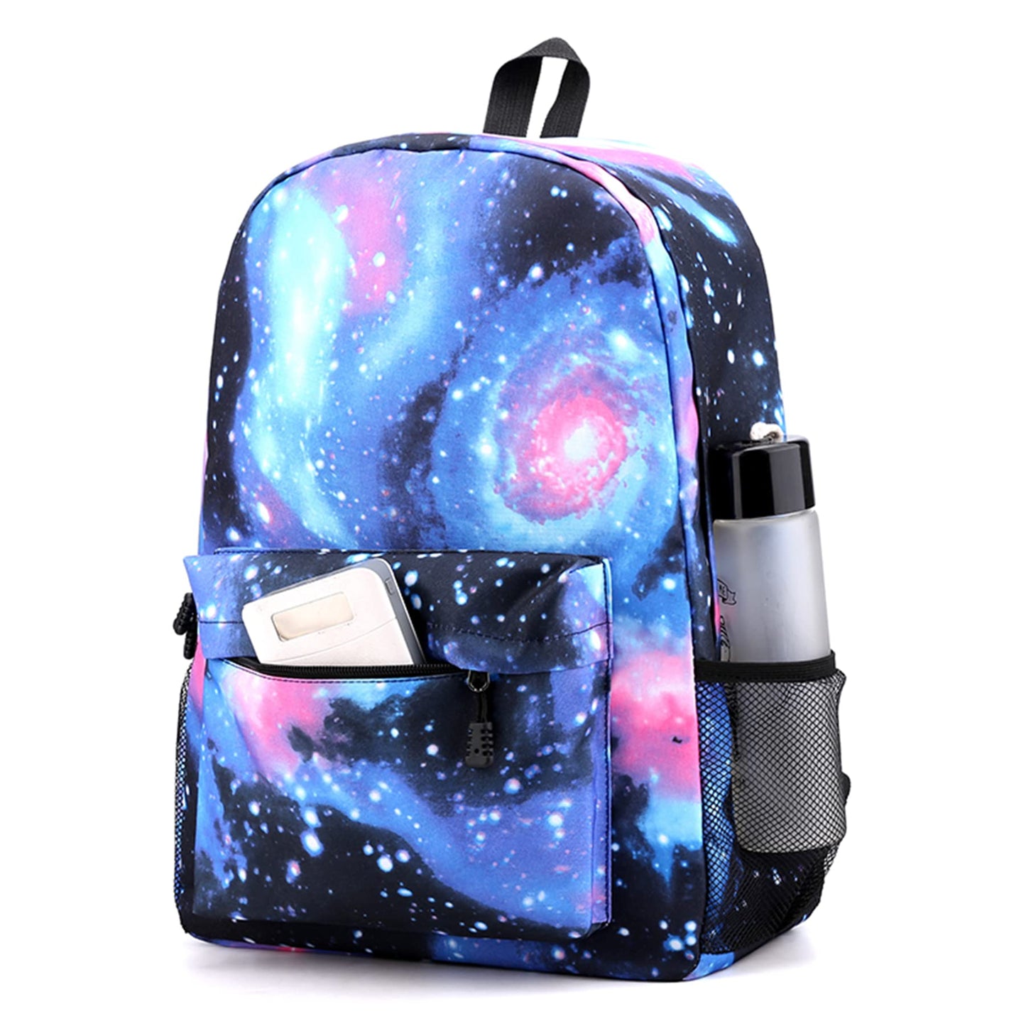 enttgo Unisex Lionel Messi 3 in 1 Backpack Set-Miami CF Novelty Casual Bookbag Waterproof Canvas Knapsack for Travel