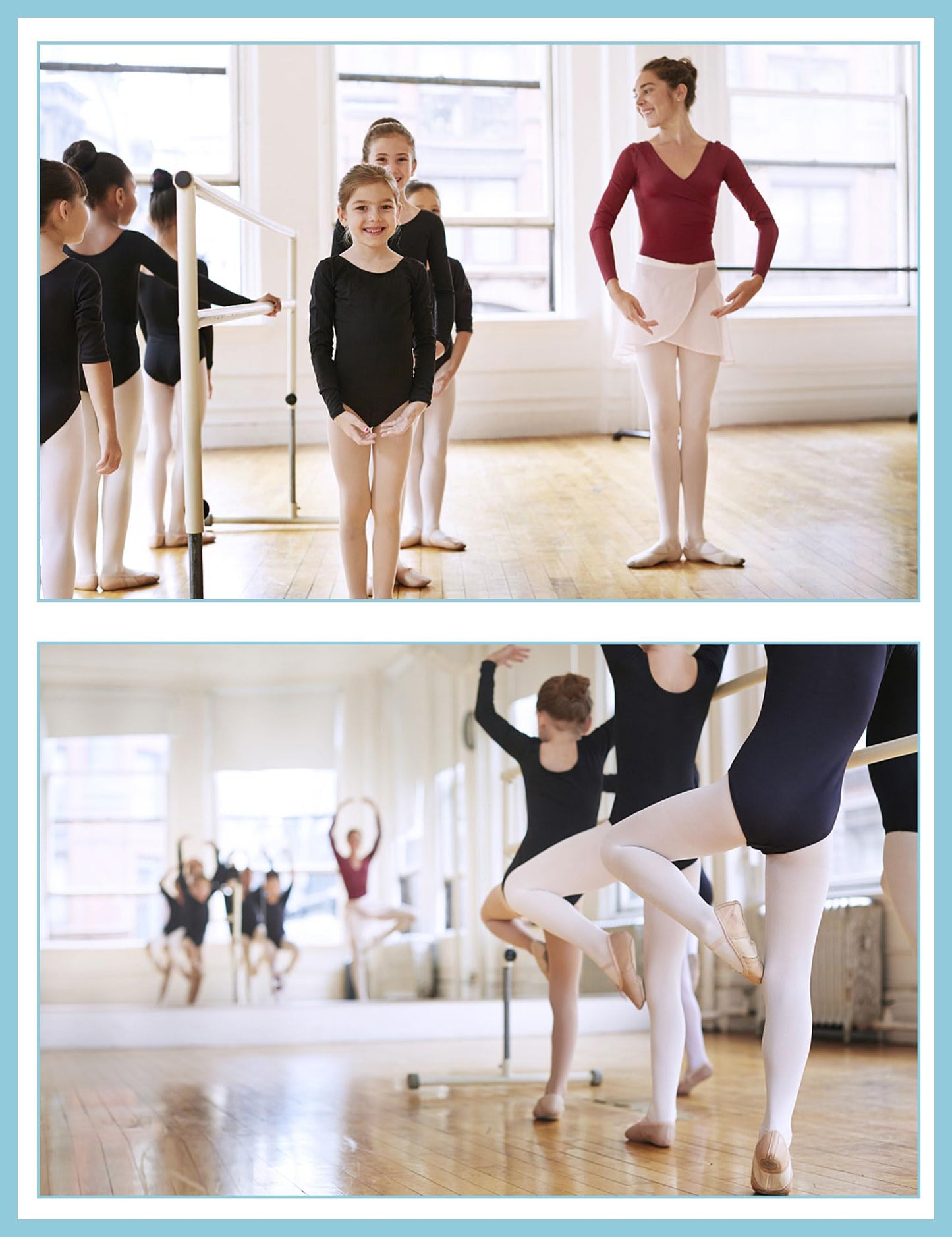Dayrose Tan Stirrup Tights for Girls, Stirrup Ballet Tights for Toddler Girls 4-5 Years