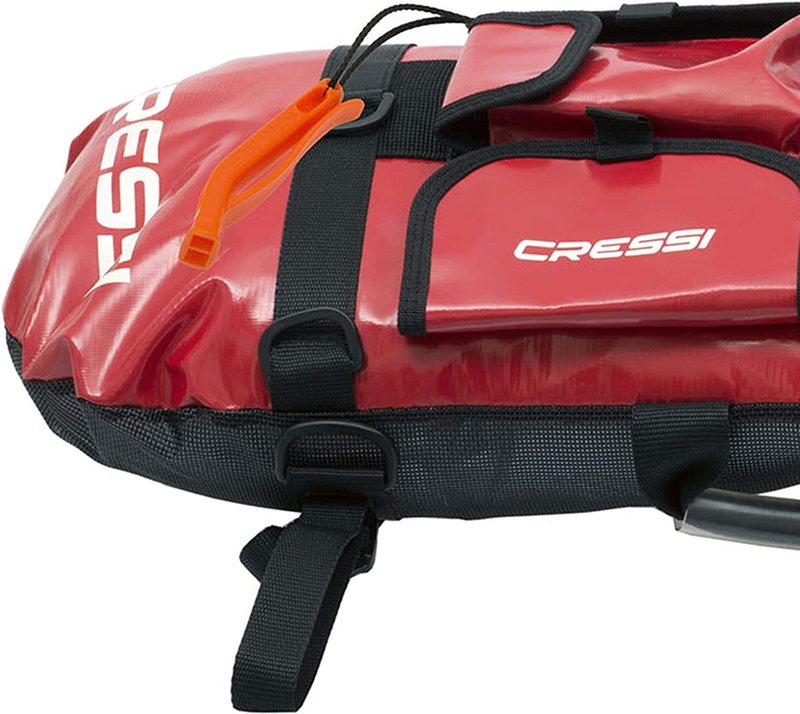 Spearfishing Signal Board Buoy - Spearguns Holder w/Line & Flag - Pockets, Ring - Designed by Cressi: Quality Since 1946