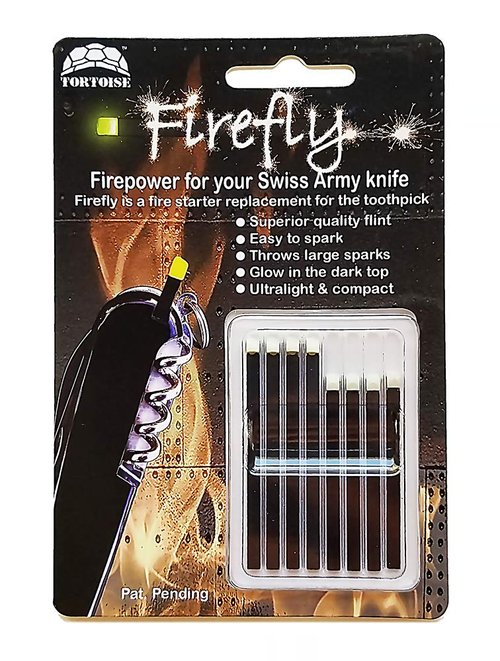 Firefly Variety 8 Pack - Fire Starter Accessory for Swiss Army Victorinox Knives (Ivory Glow)
