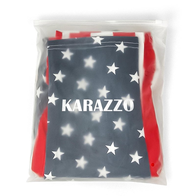 KARAZZO American Flag Joggers - Men's & Women's 4th of July Long Pants with Pockets for Casual Wear (US, Alpha, Medium, Regular, Blue)