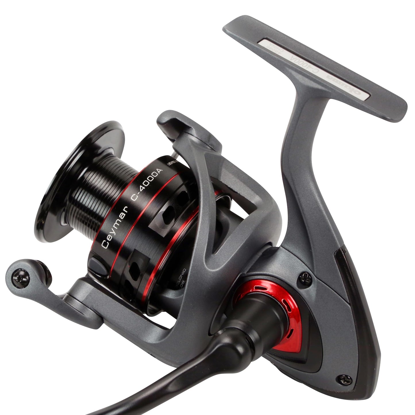 Okuma Ceymar A Series Flite Drive Lightweight 8BB Spinning Reel, C-4000A, Gun Metal