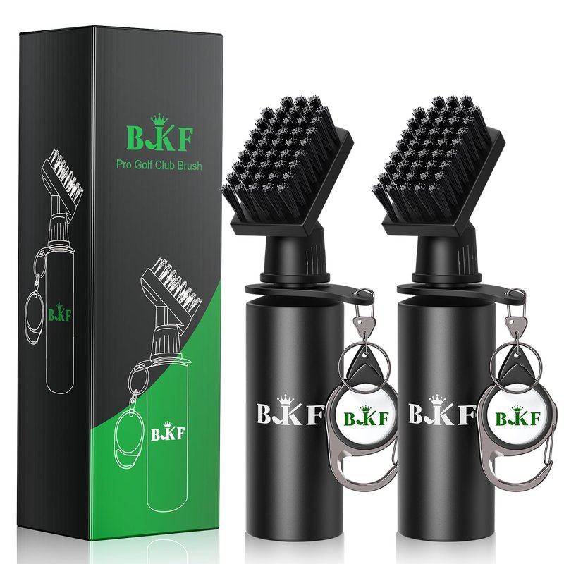 Golf Club Cleaner Brush Anti-Leak Bottle Holds 4.5 Ounces of Water with Gift Box for Club Grooves, Essentials Golf Accessories for Men, Best Golf Gifts for Men/Women (2)