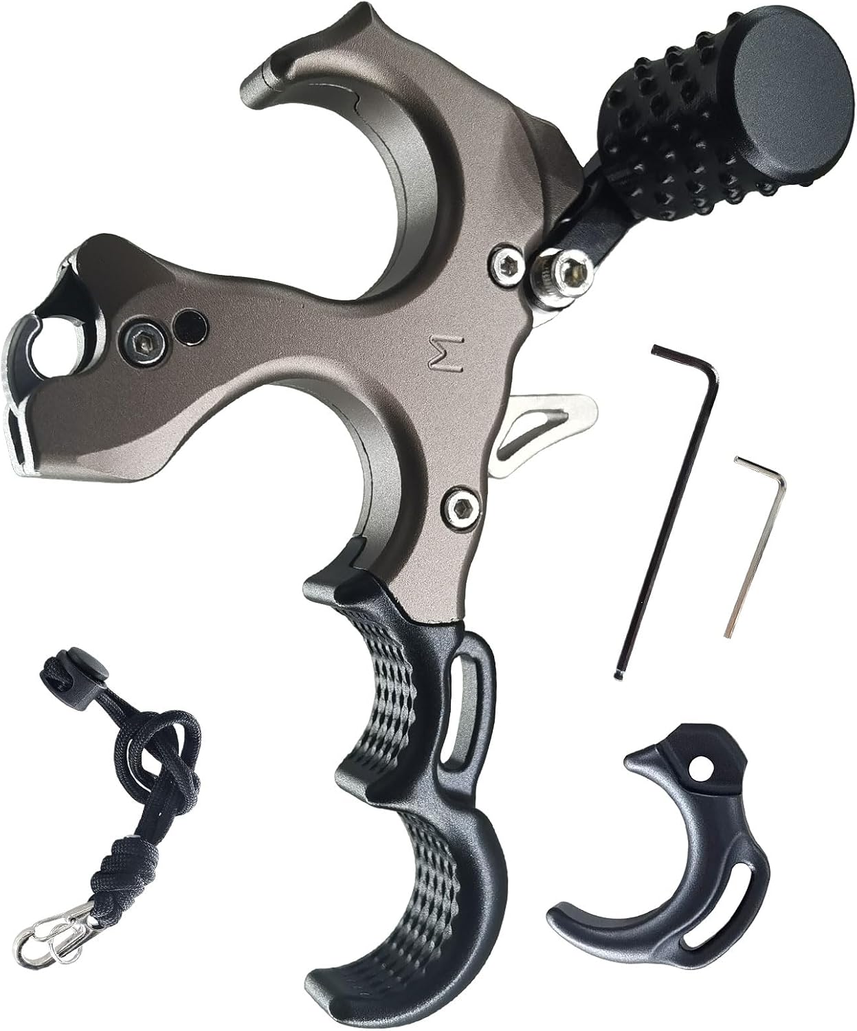 Compound Bow Release Aid - Adjustable Wrist Strap & Non-Slip Design | Aluminum Alloy Archery Tool