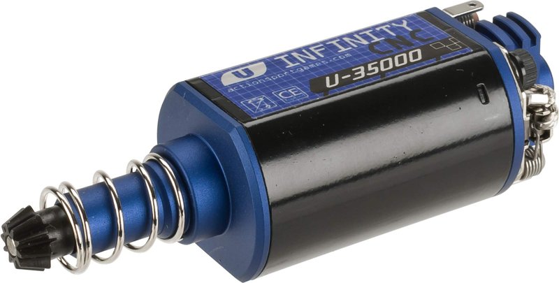 Evike - ASG Infinity CNC Custom AEG Airsoft Motor (Type: Long Axle/U-35000)