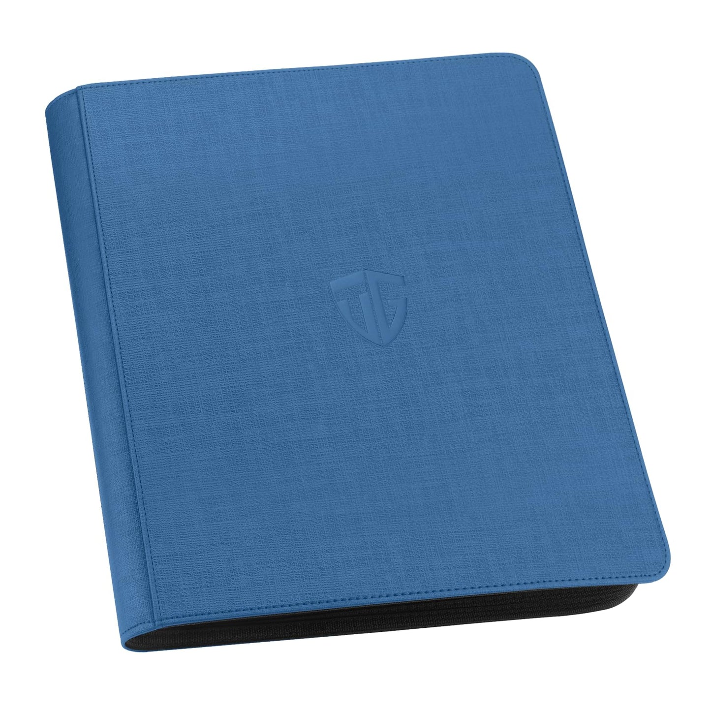 TCGUARD Toploader Binder,Holds 216 Toploaders,9 Pocket Top Loader Binder with Sleeves for 3"x4" Rigid Toploaders Hard Cases,Top loader Binders for TCG, MTG Card Binder, Trading Cards Binder(Blue)