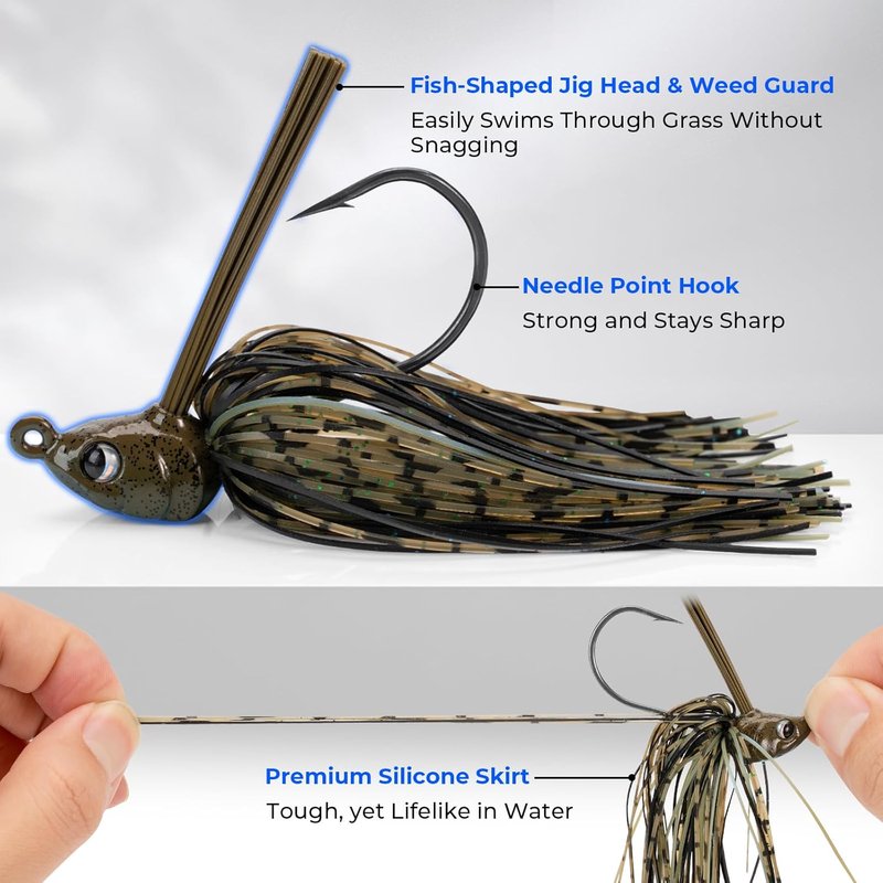 KastKing Superpower Braided Fishing Line Kit - 4X Braid with Hard & Soft Baits | Complete Freshwater Gear for Bass, Trout & Walleye