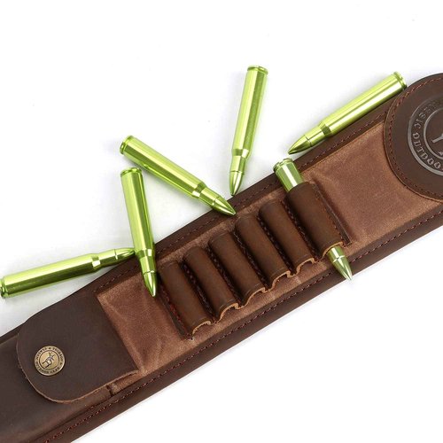 TOURBON Gun Sling Rifle Strap with Shell Holder for .30-06 .30-30 .45-70 .233