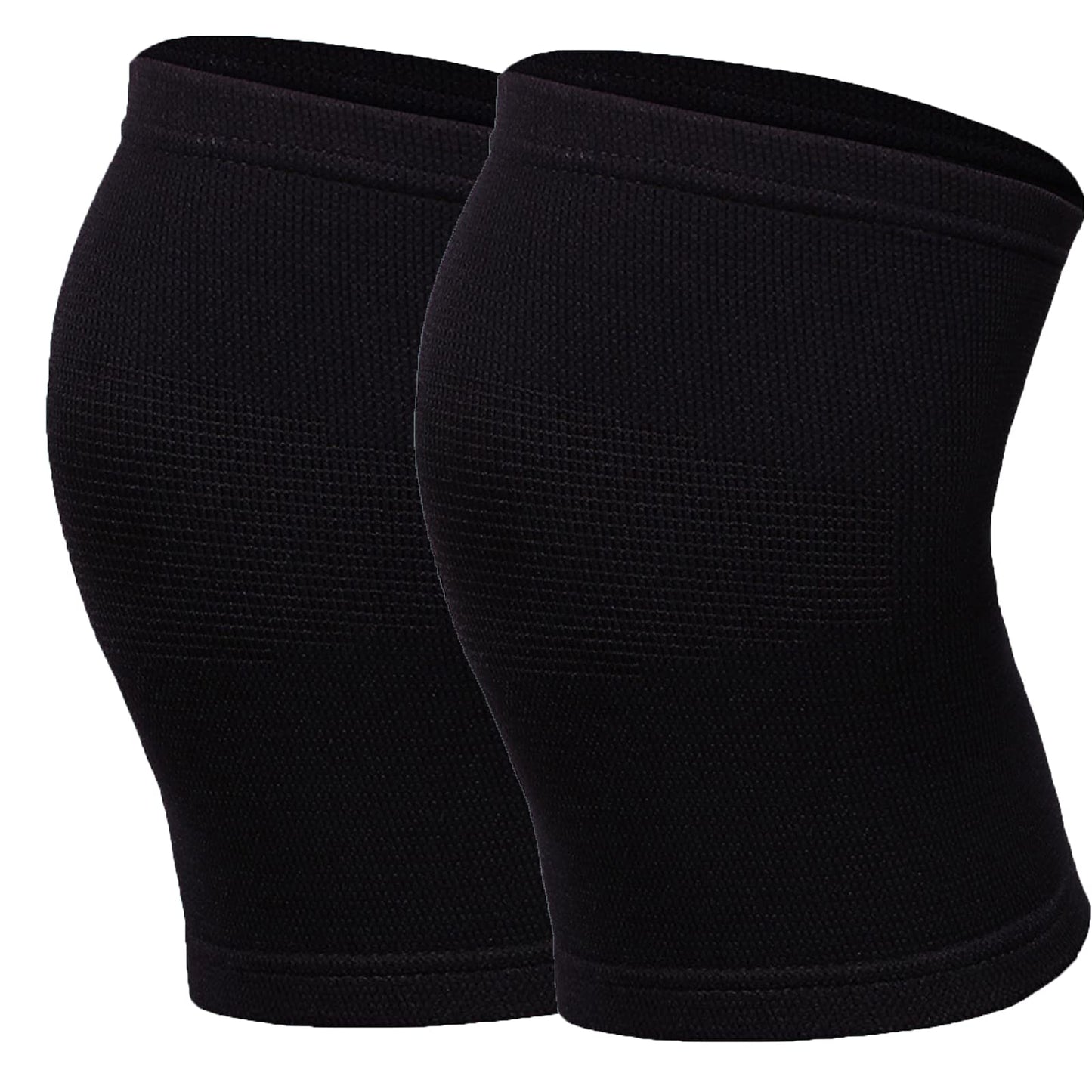 TXBONA Kids Knee Brace,Knee Support,Teenagers Knee Sleeve,Sport Knee Protectors For Children(1 Pair)(Black,Medium)