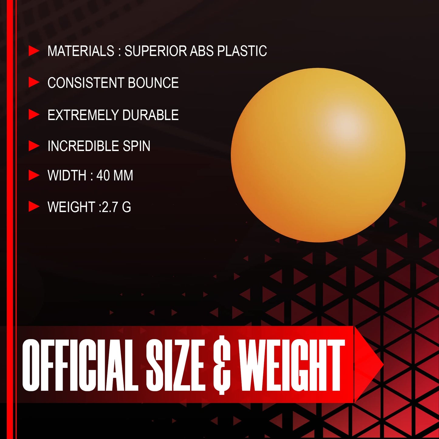 D-Xam 15 Pack White Ping Pong Balls 1 Star 40mm Official Size High Bounce Professional ABS Table Tennis Ball for Training & Practice - Durable High Performance