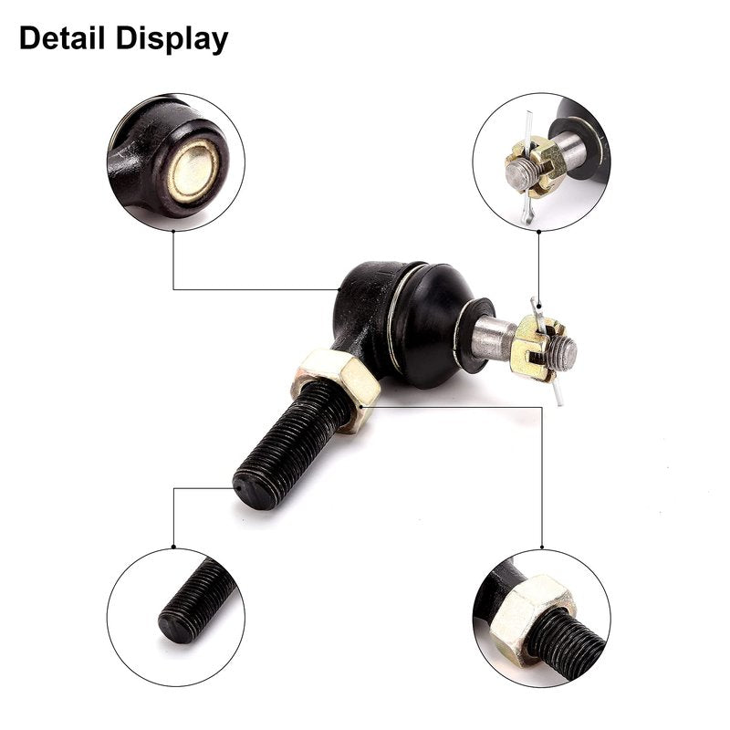 10L0L Golf Cart Steering Tie Rod End Shaft Assembly Kit fits EZGO TXT Medalist Marathon 1994-2001,Replace OEM# 70074-G01, 70074G01, 70074-G02, 70074G02