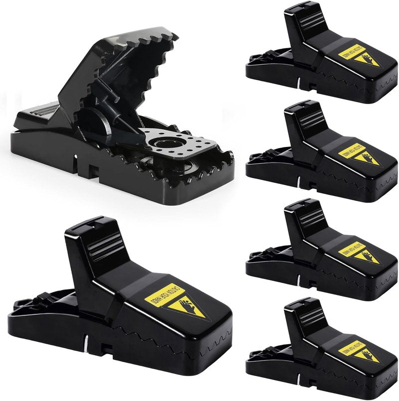 6 Pack Indoor Mouse Traps - Reusable & Effective Mice Catchers for Home | Quick Set Design