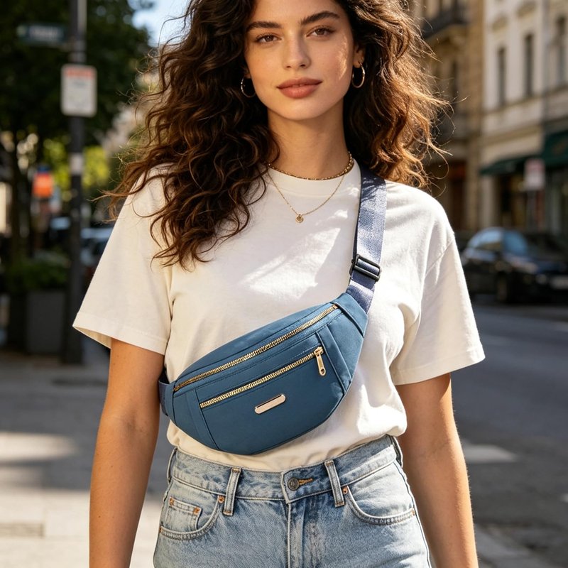 Fanny Pack Waist Pack for Women, Crossbody Purse Waist Bag for Running Sports Travel