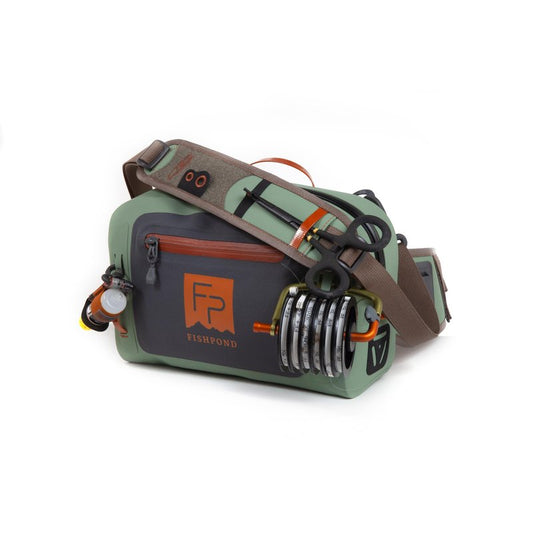 fishpond Thunderhead Small Submersible Fishing Fanny Pack - Eco Yucca | Waterproof Fly Fishing Bag | Fishing Waist Pack