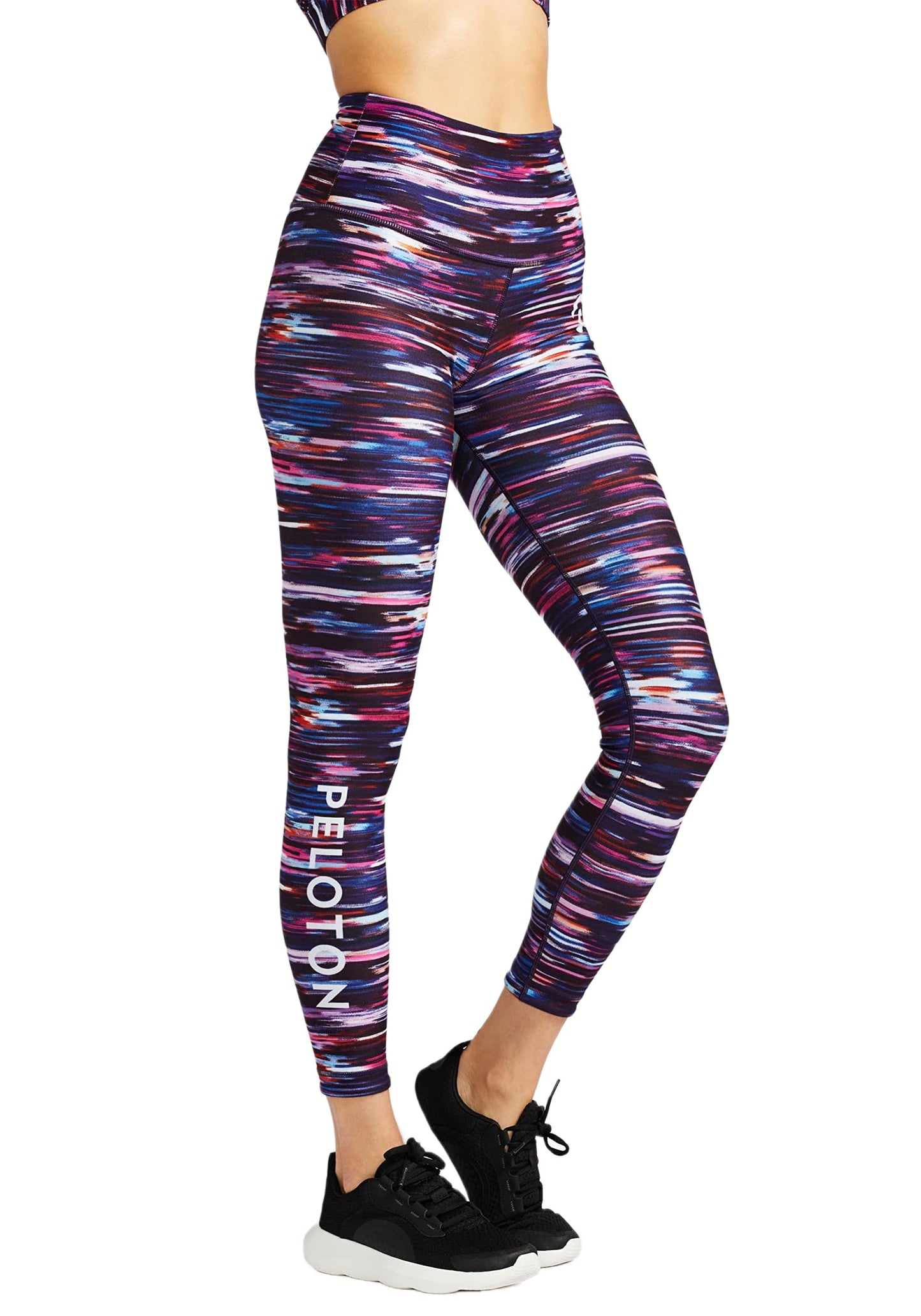 Peloton Women's Standard Printed High Waist Legging, Multi, Large