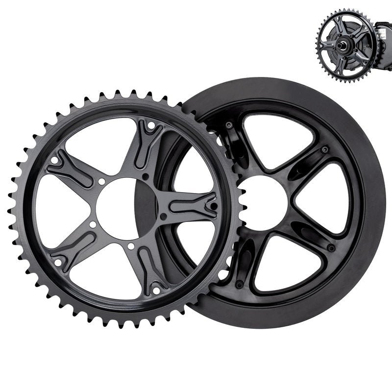 BBS Chainring 44T for BAFANG BBS01 BBS02 BBS01B BBS02B Mid Motor Kit Electric Bike Spare Parts Bicycle Chain Ring