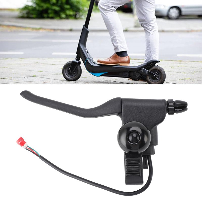 POENVFPO Electric Scooter Brake Grip, Anti Slip Nylon Handle Scooter Brake Lever for Durable DIY Replacement for Enthusiasts and Daily Commute Maintenance