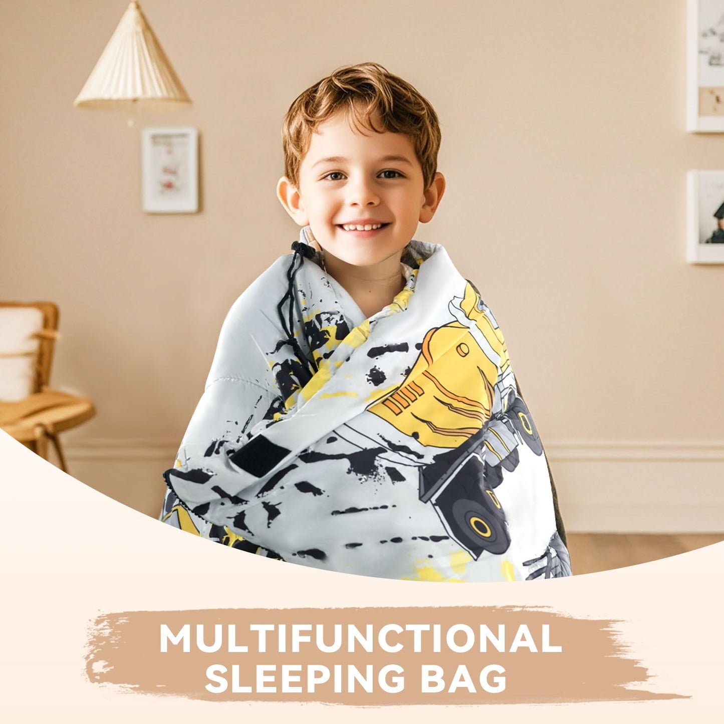 Kids Sleeping Bag for Camping - Lightweight 3 Season Child Backpacking Sleeping Bag for Girls and Boys, Waterproof Compact Youth Camping Gear for Outdoor by Croosseoutdoors