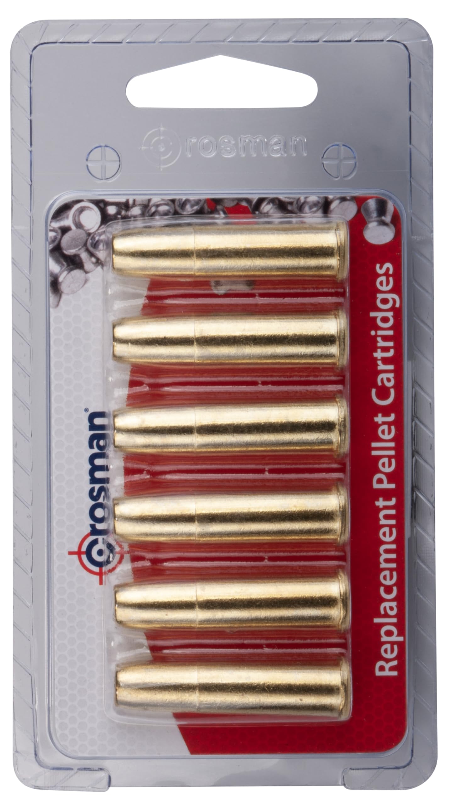 Crosman CRVLPEL6P Revolver Cartridge for .177-Caliber Pellets (6-Pack)