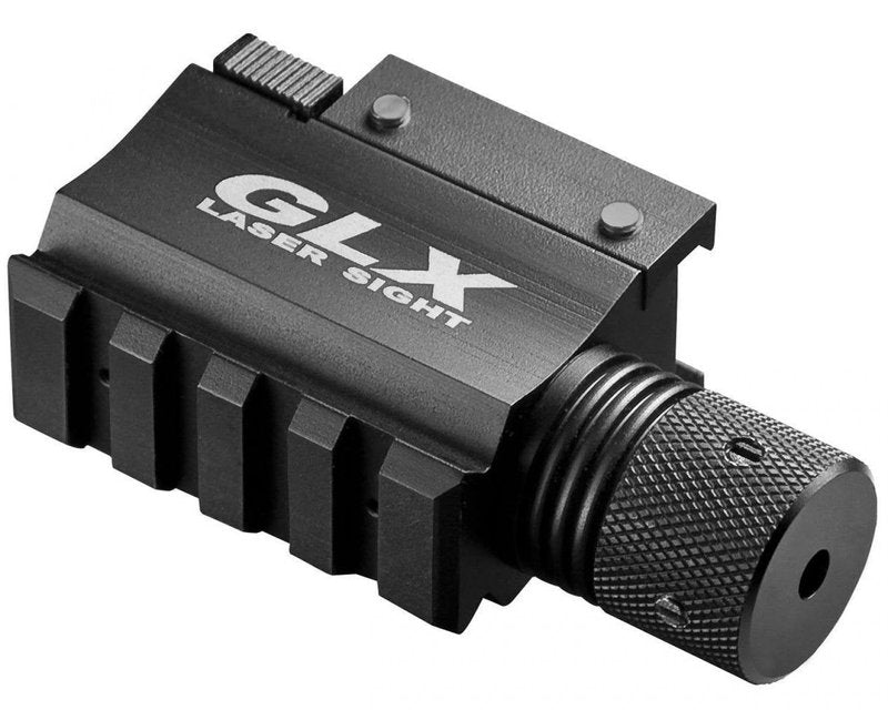 BARSKA Red Laser with Built-in Mount and Rail,5.3"x 4.4"x 1.5"