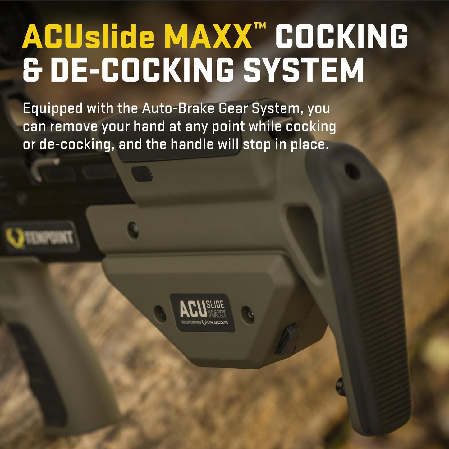 TX 28 Crossbow, Vektra - 410 FPS - Equipped with 100-Yard RangeMaster Scope, ACUslide MAXX Cocking & De-Cocking System + TriggerTech Trigger