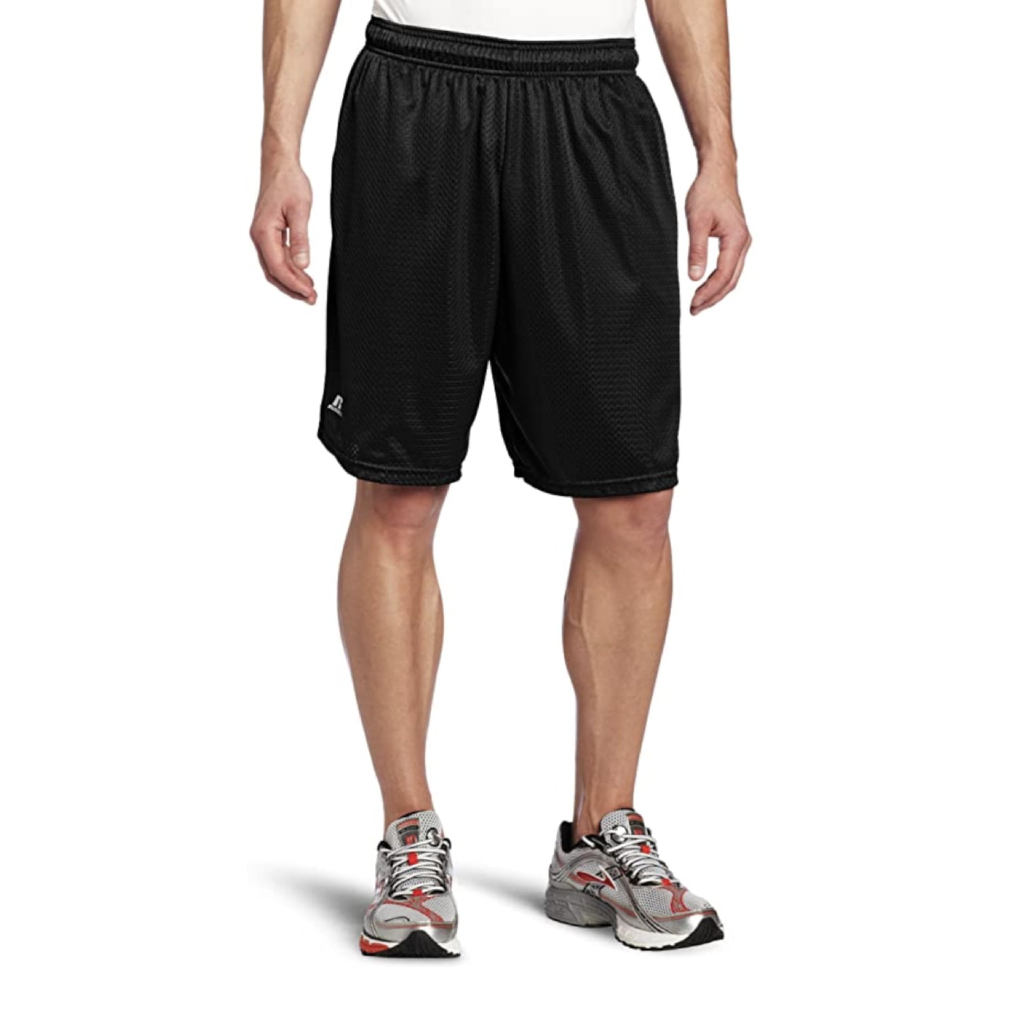 Russell Athletic Men's Mesh Pocket Short, Maroon, Large