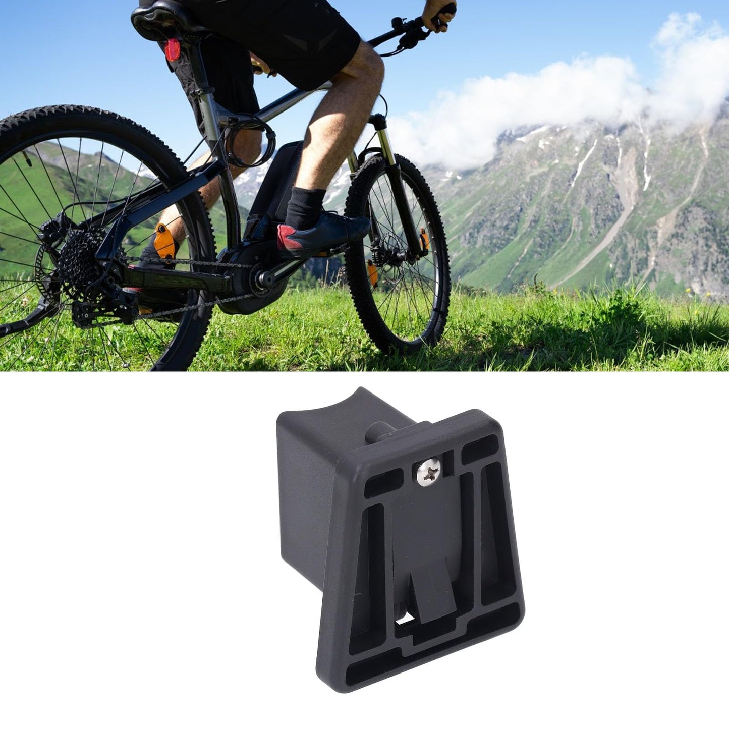 Bike Rack Adapter, Universal Folding Bike Carrier Block Front Mount Bracket for Commuters Cyclists Travelers Urban Commuting Long Distance Riding